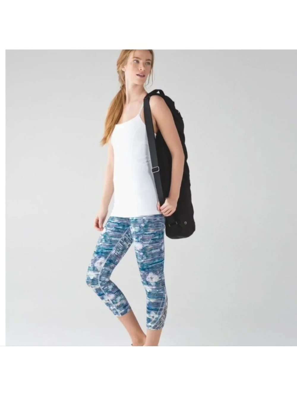 Lululemon True Self Crop II Blurry Belle Multi